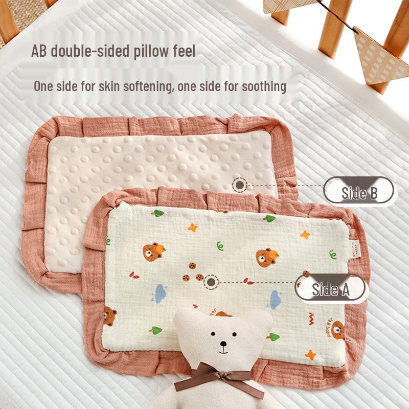 A-Grade Pure Cotton Cloud Pillow for Newborns - Soft & Comforting for All Seasons