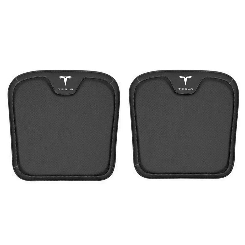CREKH1 Nappa Leather Car Seat Cushion For Tesla Model S X Y Juniper 3 Highland Cybertruck Breathable Seat Cover Car Interior Accessorie