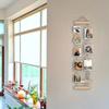 Handcrafted Hanging Photo Display Minimalist Photo Collage Frame Wooden Hanging Photo Clip  Gift