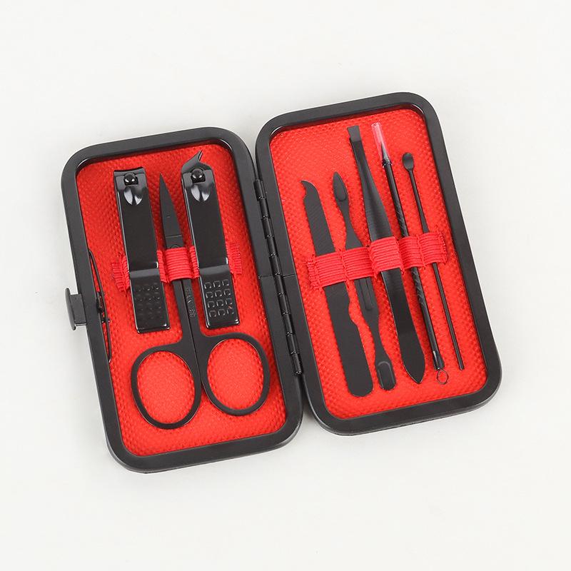 Stainless Steel Manicure Kit: Nail Clippers & Scissors