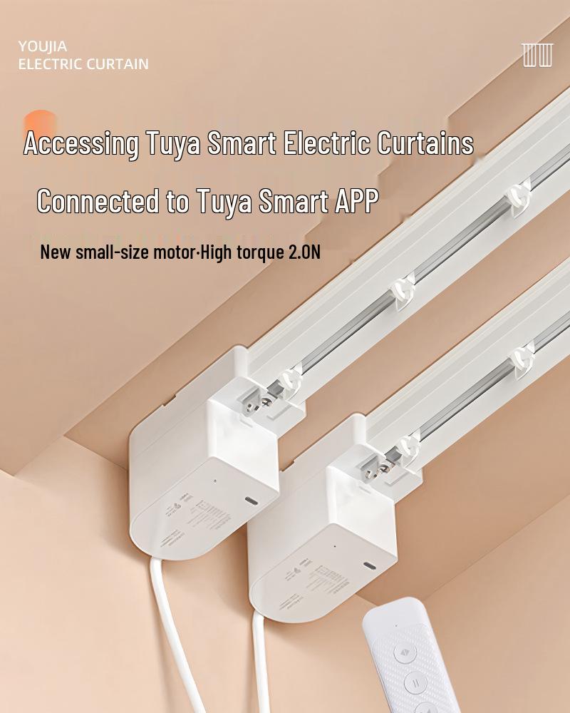 Tuya ZigBee Smart Silent Electric Curtain Motor for Automatic Control