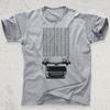 All Work No Play Shirt – Vintage Typewriter Horror Tee – Psychological Horror Movie Inspired – Retro 80s Thriller Shirt