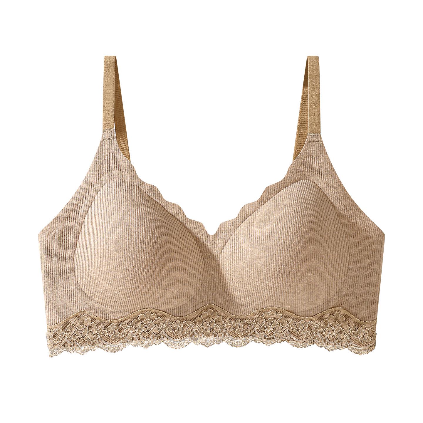 

Кружевной бюстгальтер пуш-ап без косточек на бретелях с невидимой поддержкой 2XL