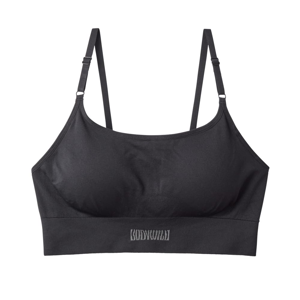 

Топ-бра Gunze Half Top BODYWILD 3D Molding Облегает тело, тянущийся материал BHS355A Черный Женский чёрный