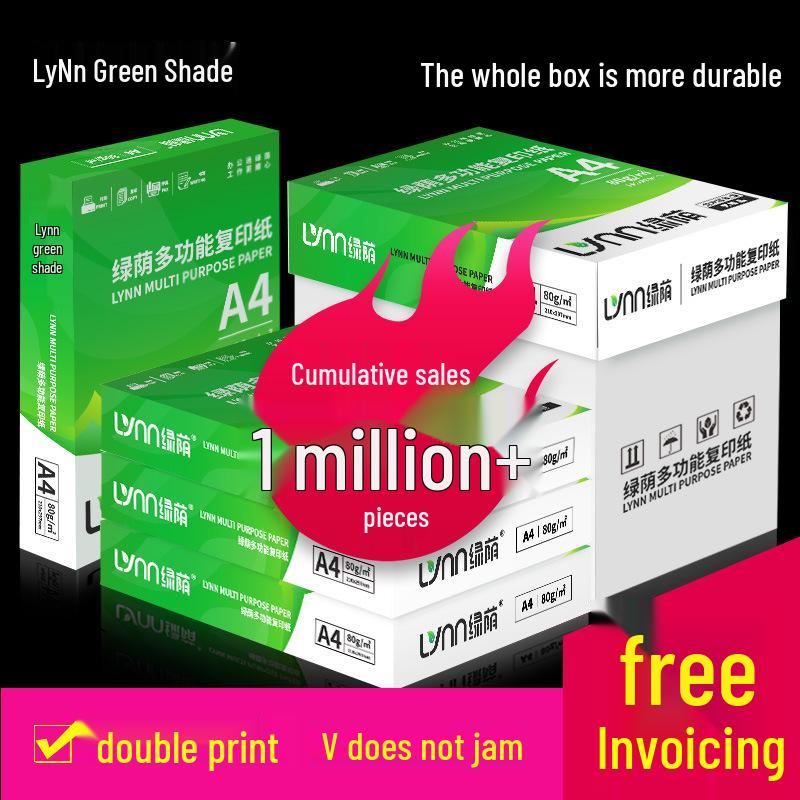 Green Shade A4 2500-Sheet Pack 70/80g Office & Draft Printing Paper