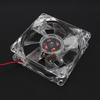 4Pin DC 12V 80mm Blue LED Light CPU PC Computer Cooling Case Fan