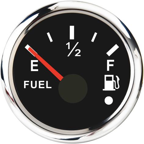 Car Marine Boat Boost Alarm Gauge 2‘’ 52mm Oil Pressure Meter Water Level Fuel Temperature 12V 24V Voltmeter Accessories Meter