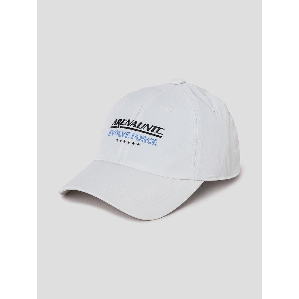 8SECONDS Nylon Lettering Embroidered Ball Cap (Arenaunic) Light Gray