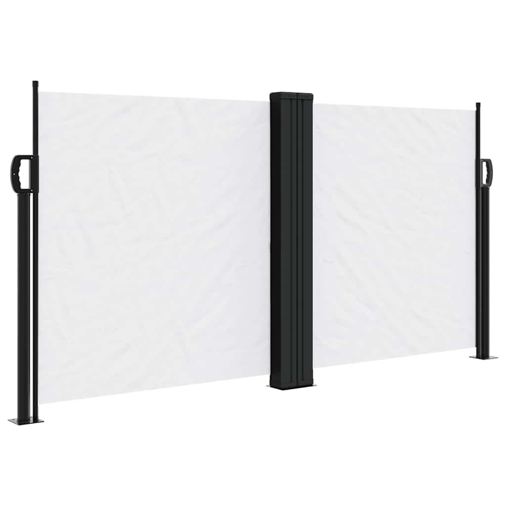 Retractable Side Awning White 120 X 1200 Cm