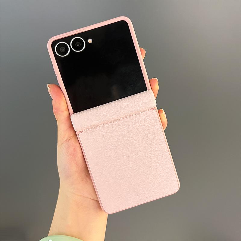 Skin-Feel Drop-Proof Case for Samsung Zflip8/7/6 - Full Wrap, Middle Hinge, Foldable Screen Protection