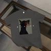 Summer Oversized 100% Cotton T-shirt Harajuku Tshirts Men Clothing Hip Hop T Shirt Women Tops Gothic Doberman Printed Streetwear