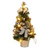 40cm Merry Christmas Tree Office Home Bedroom Doll Gift Children Desk Decoration Christmas Party Ornaments Decor