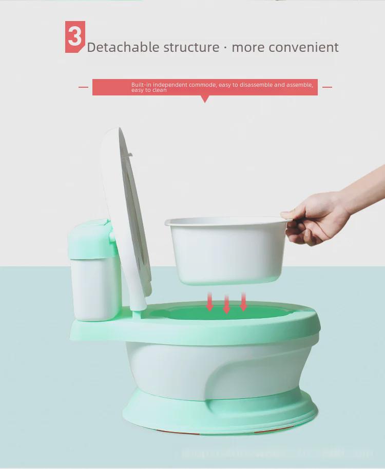 Kids' Potty Training Urinal: Unisex Infant Toilet with Simulation Design
