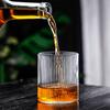 300ML Vertical Stripes Whiskey Cup Coffee Mug Wine Cocktail Glass Water Cup Hot Cold Juice Cup Household Office Drinkware