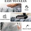 Misty Forest Bathroom Rug Thin Doormat Floor Mat Absorbent Quick Dry Non Slip Diatomaceous Mud Mats with Rubber Backing Tub Sink Laundry Kitchen