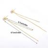 Earrings Long Tassel Glitter Stylish Zircon Embedded Earring Fringe Personality Gold Silver Ear Dangle Wedding Decor Women