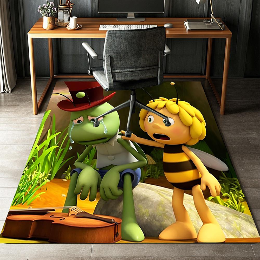 Maya the Bee Printed Carpet Rug for Office Chair Living Room Bedroom Kitchen Room Decor Gifts