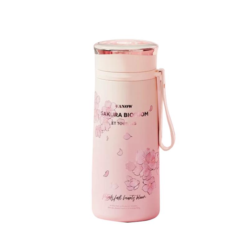 Vanow 460ml Cherry Blossom Series Smart Thermos Cup