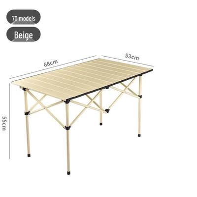 Lilang Carbon Steel Foldable Camping Roll-Up Table