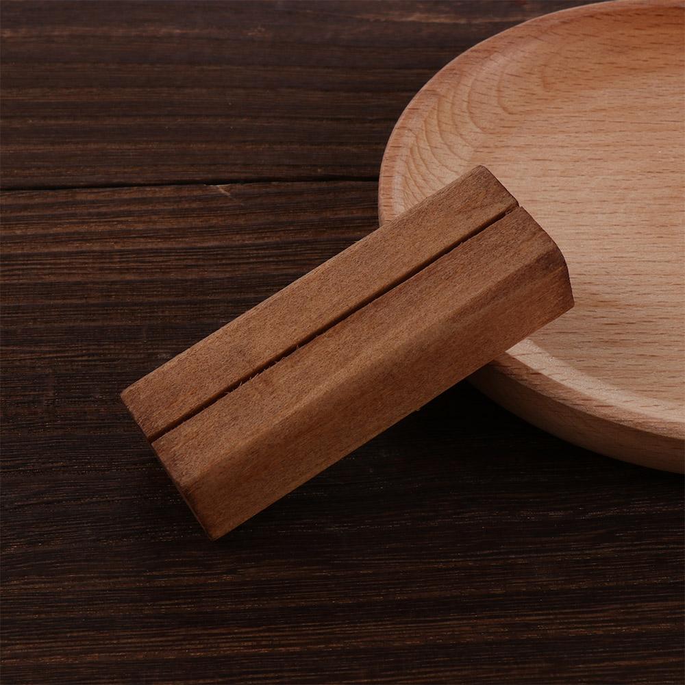 Picture Events Sign Elegant Wooden Rustic Place Card Holder Note Holder Decoration Display Stand