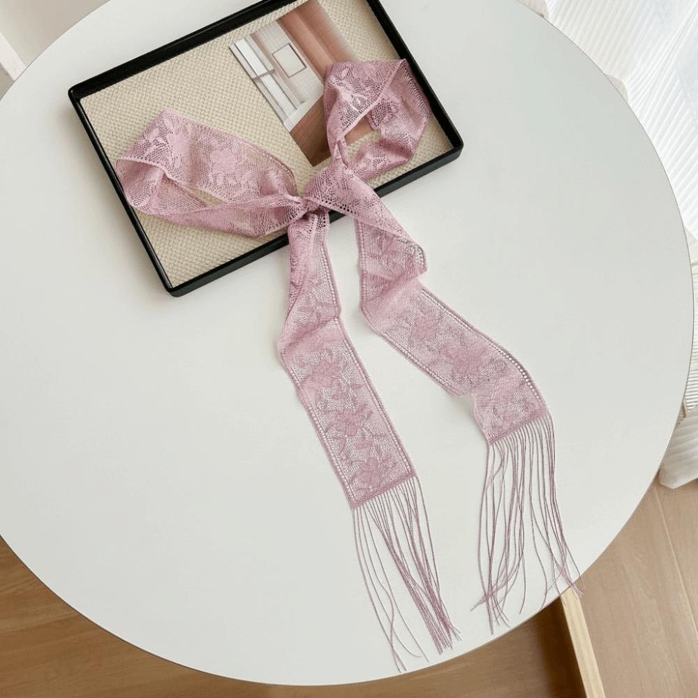 Floral Multifunctional Headscarf Elegant Bag Strap New Lace Printed Scarf  Formal Events