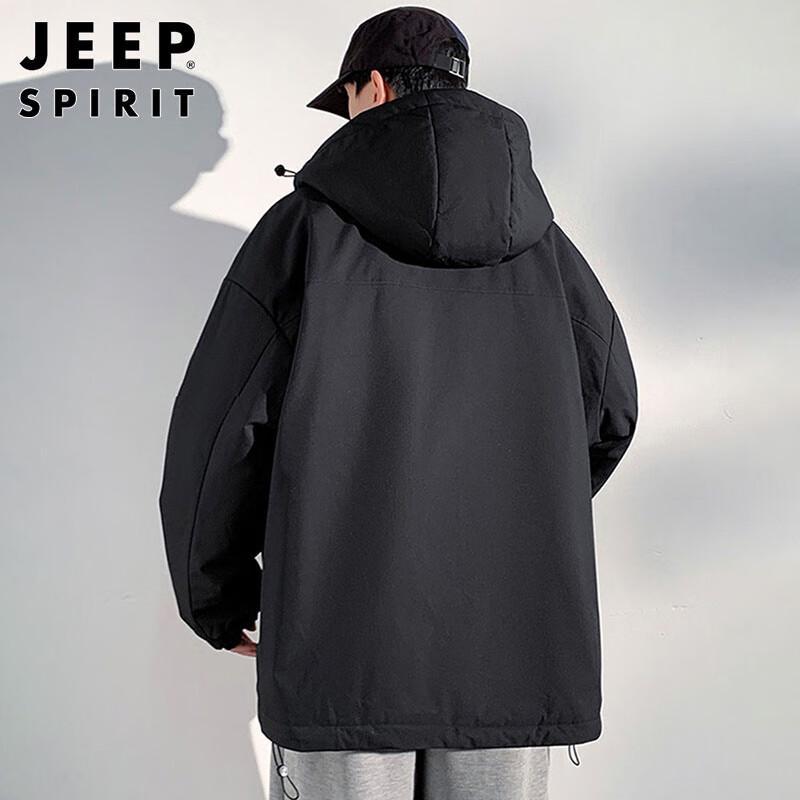 JEEP SPIRIT Men's Hooded Winter Padded Jacket