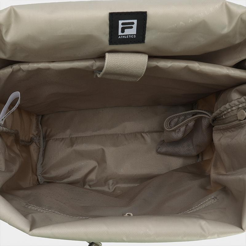 New FILA Fitness Fabric Backpack Women's Tunnel Gray A13W531162F-DY
