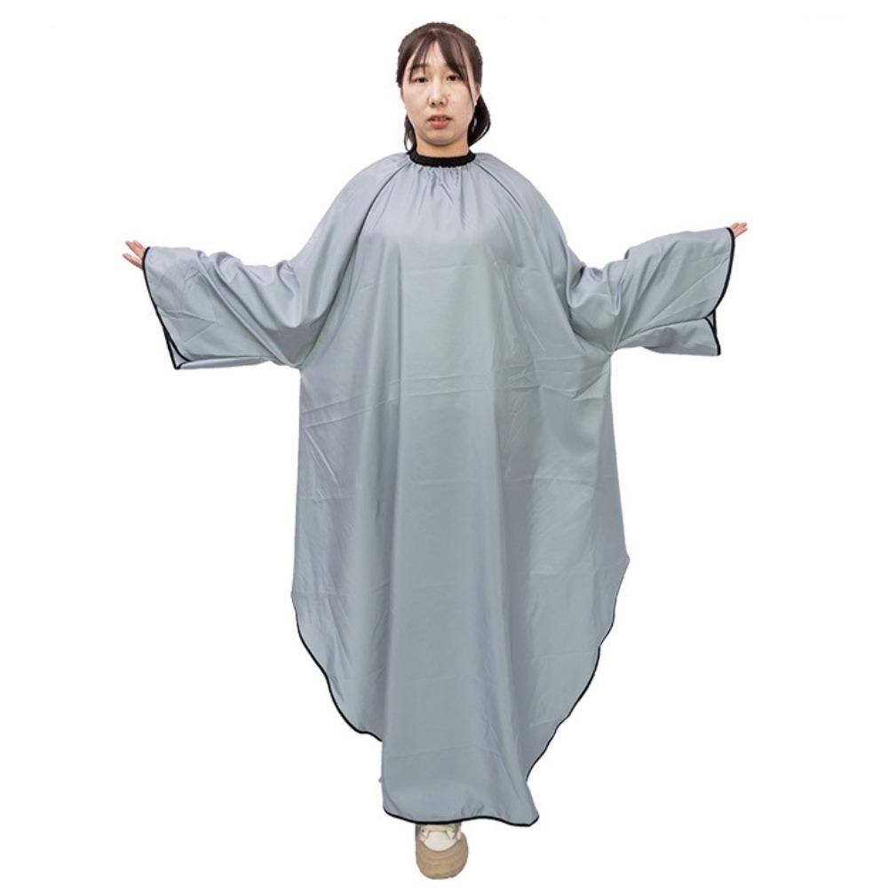 Professional Long Sleeve Hair Cutting Cape Waterproof Salon Hairdressing Cloth  Barbershop