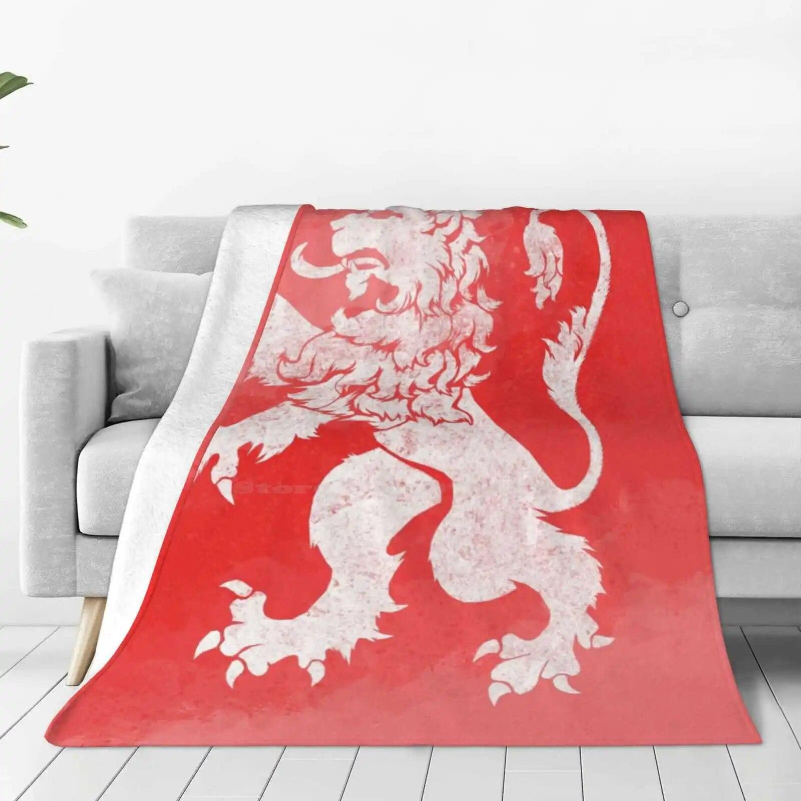 

Лев безудержный красный акварель четыре сезона удобное теплое мягкое одеяло Лев безудержный геральдический знак средневековый заряд 75x100cm (30x40inch)