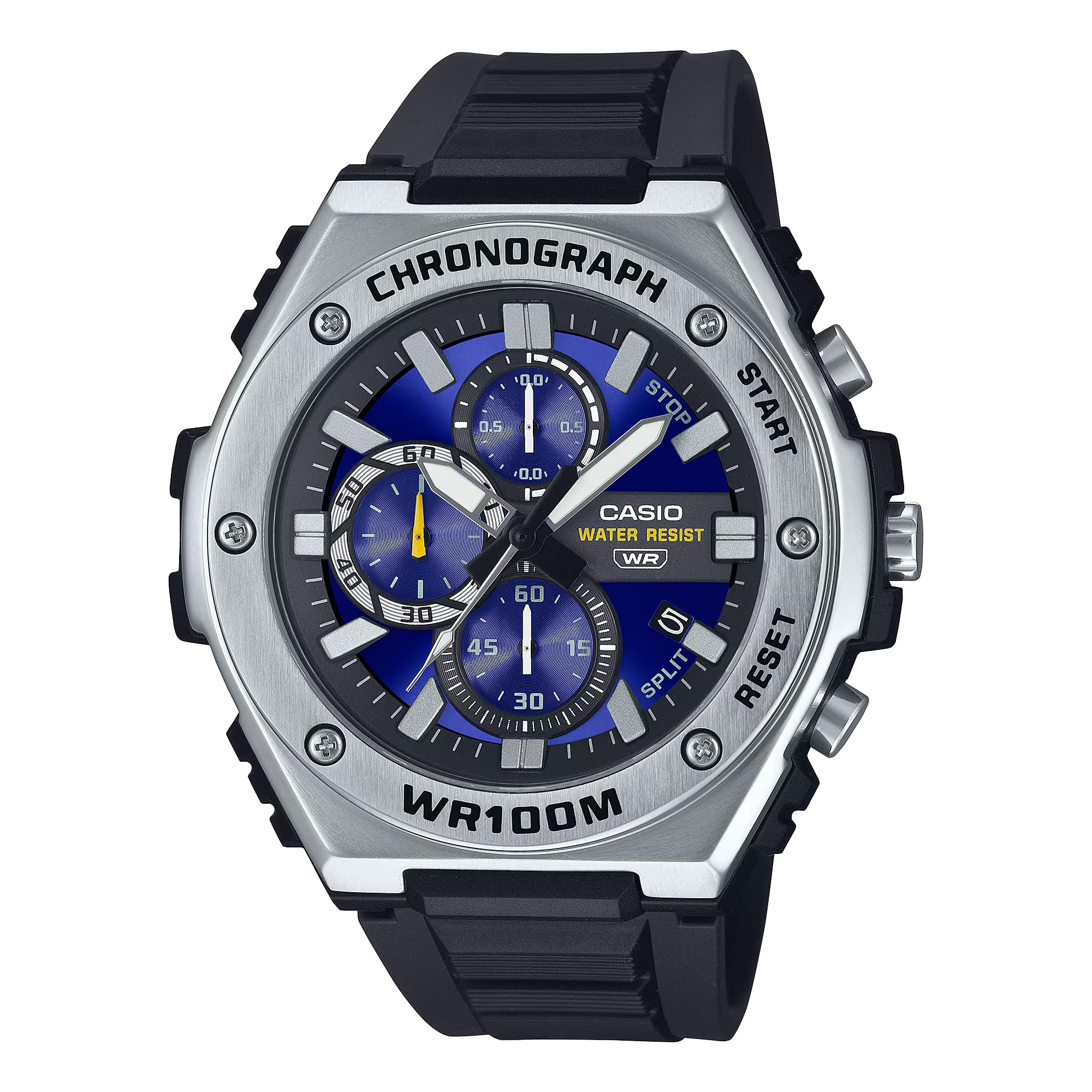Стандартные часы CASIO Второй хронограф Кварцевые Синие Мужские 1/10 MWA-300H-2AV