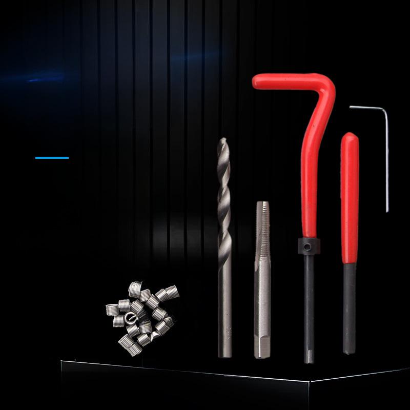 131-teiliges Gewindereparaturset für Autos zum Schraubenschneiden und zur Reparatur von Hardware.