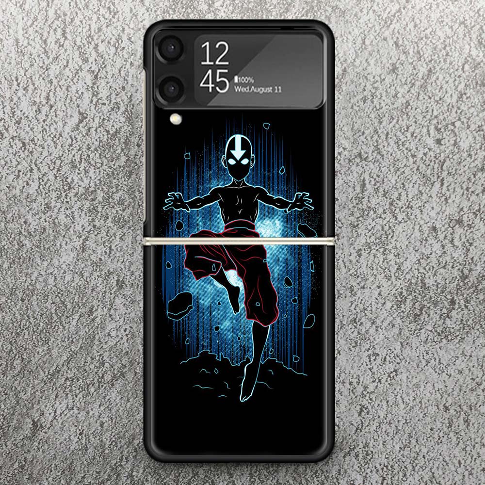 Anime Avatar The Last Airbender Zflip4 Zflip5 Phone Case For Samsung Z Flip3 Flip4 Flip5 5G ZFlip 4 5 3 Cover Cellphone Shell Fu