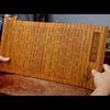 Bamboo handicrafts, bamboo slips, scrolls, great medical sincerity, Sun Simiao, traditional Chinese medicine cultural gifts