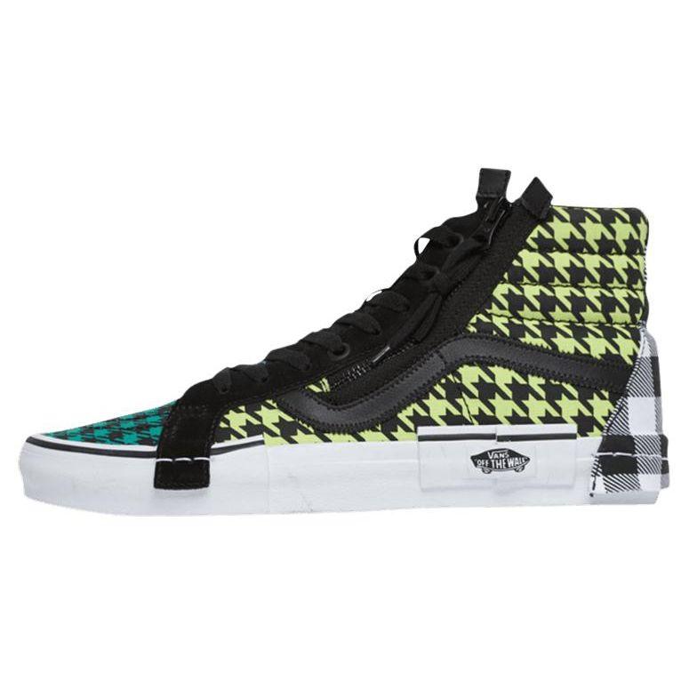 

Vans Sk8-Hi What The Buffalo — кроссовки унисекс в разноцветную клетку, разноцветные, истинно-белые VN0A3WM103L
