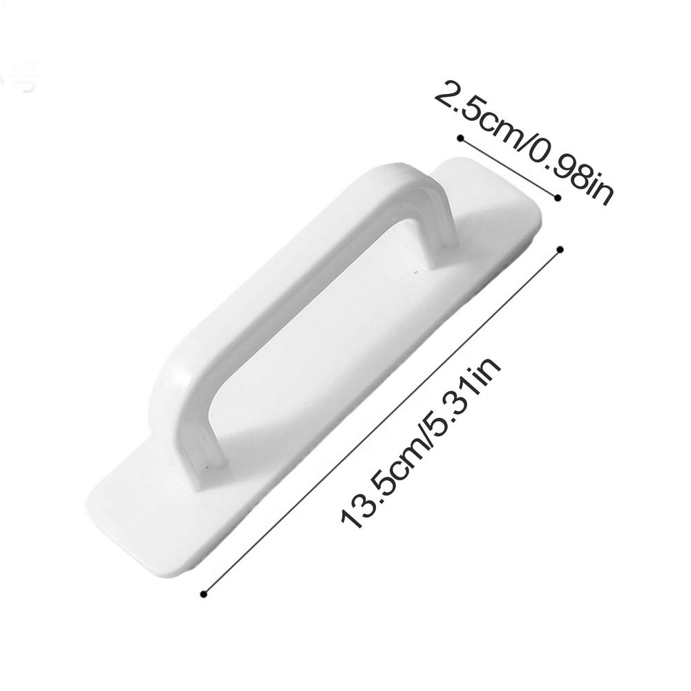 Gate Pull Handle No Drilling Cupboard Handle Pull Stick-On Push Pull Hardware For Kitchen Bedroom Living Room Study Balcony