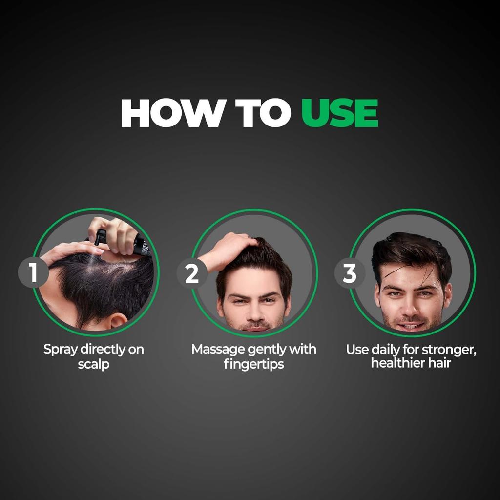 Beardo Rosemary Hair Spray For Men 100 ml X Pack Of 2 Non Sticky Daily Hair Tonic For Smooth Strong Shiny Hair Care