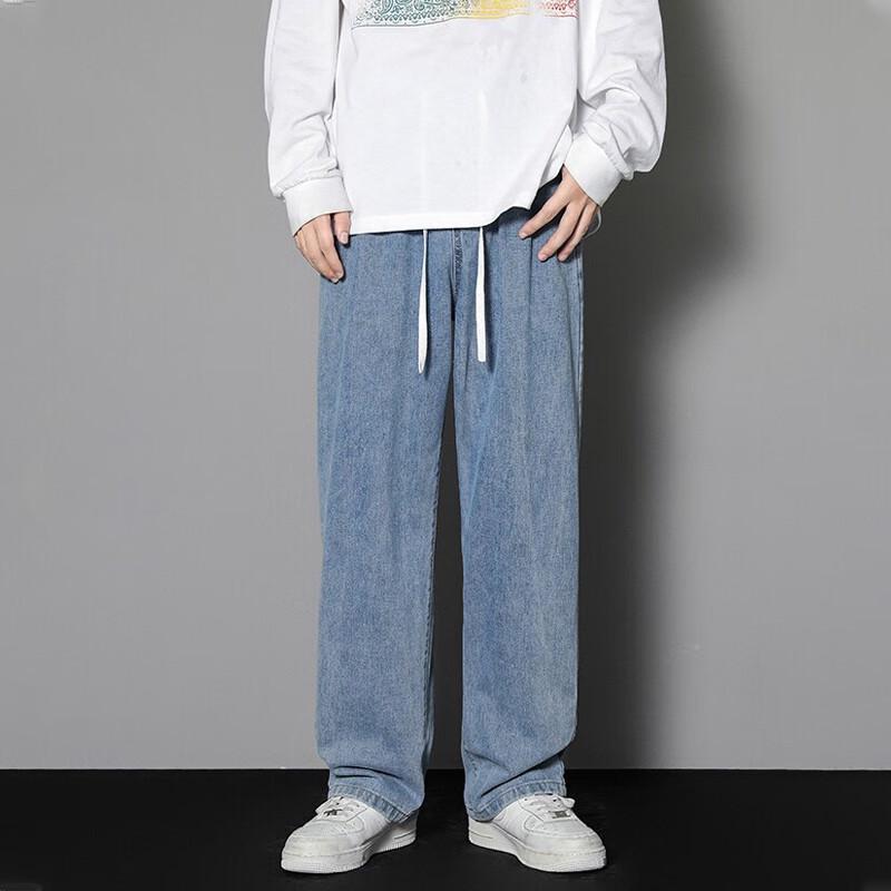 NASA MARVEL Men's Casual Straight-Leg Jeans