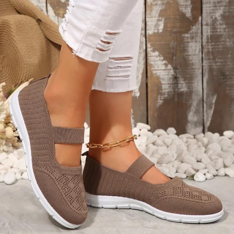 Fashion 2025 Brand Women's Shoes Lace-up Cuff Women's Flats Women's Vulcanize Shoes Hot Sale Round Head Plus Size Grid Flat Low Heels