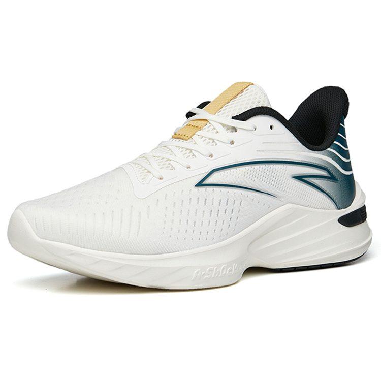 Anta DuCi1 Breathable Lightweight Breathable And Lightweight Low Top Running Shoes Men's White Black Green 112235521-3