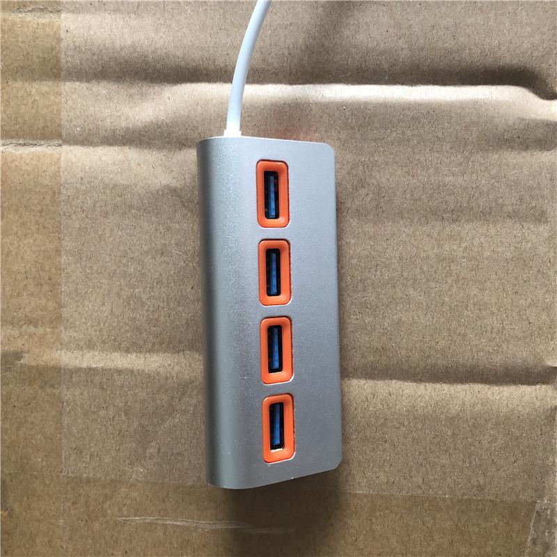 

USB 3.0 Type-C Four-Port Hub Adapter for Desktop & Laptop