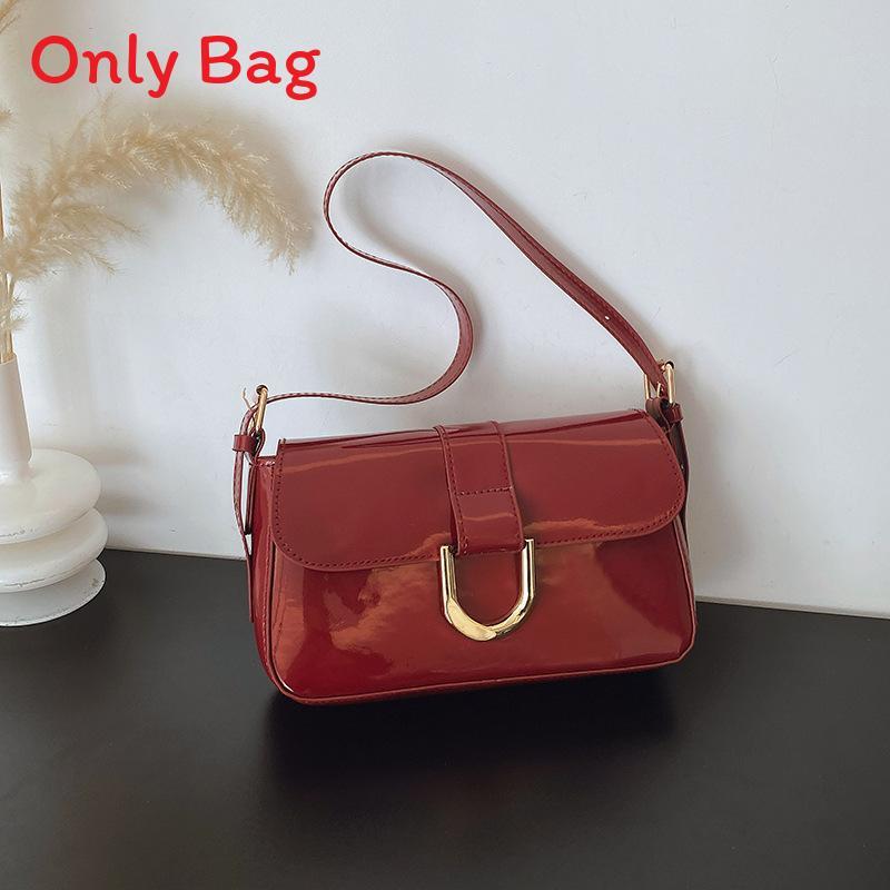 Pu Retro Shoulder Bag For Women With Magnetic Closure And Cell Phone Pocket