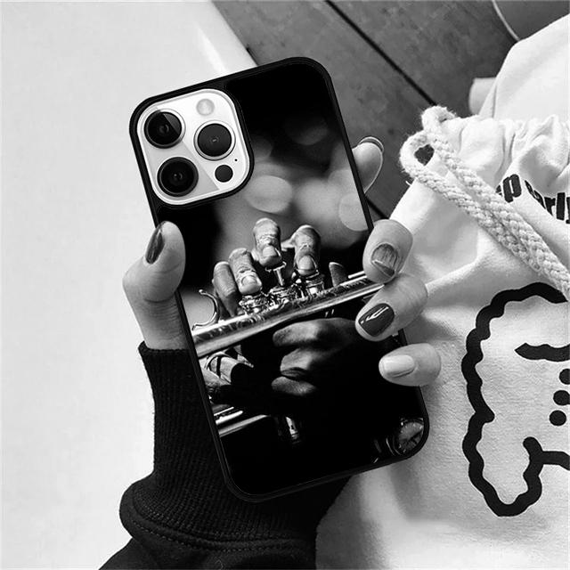 Piccolo Trumpet Brass Instruments Phone Case Cover For iPhone 17 Air 15 16e 14 13 12 Pro Max 11 Pro Max Plus Coque