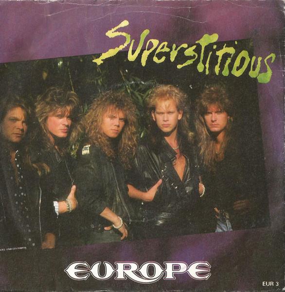 

7inch Record EUROPE - Superstitious EUR3 EPIC 1988 UK Rock Used