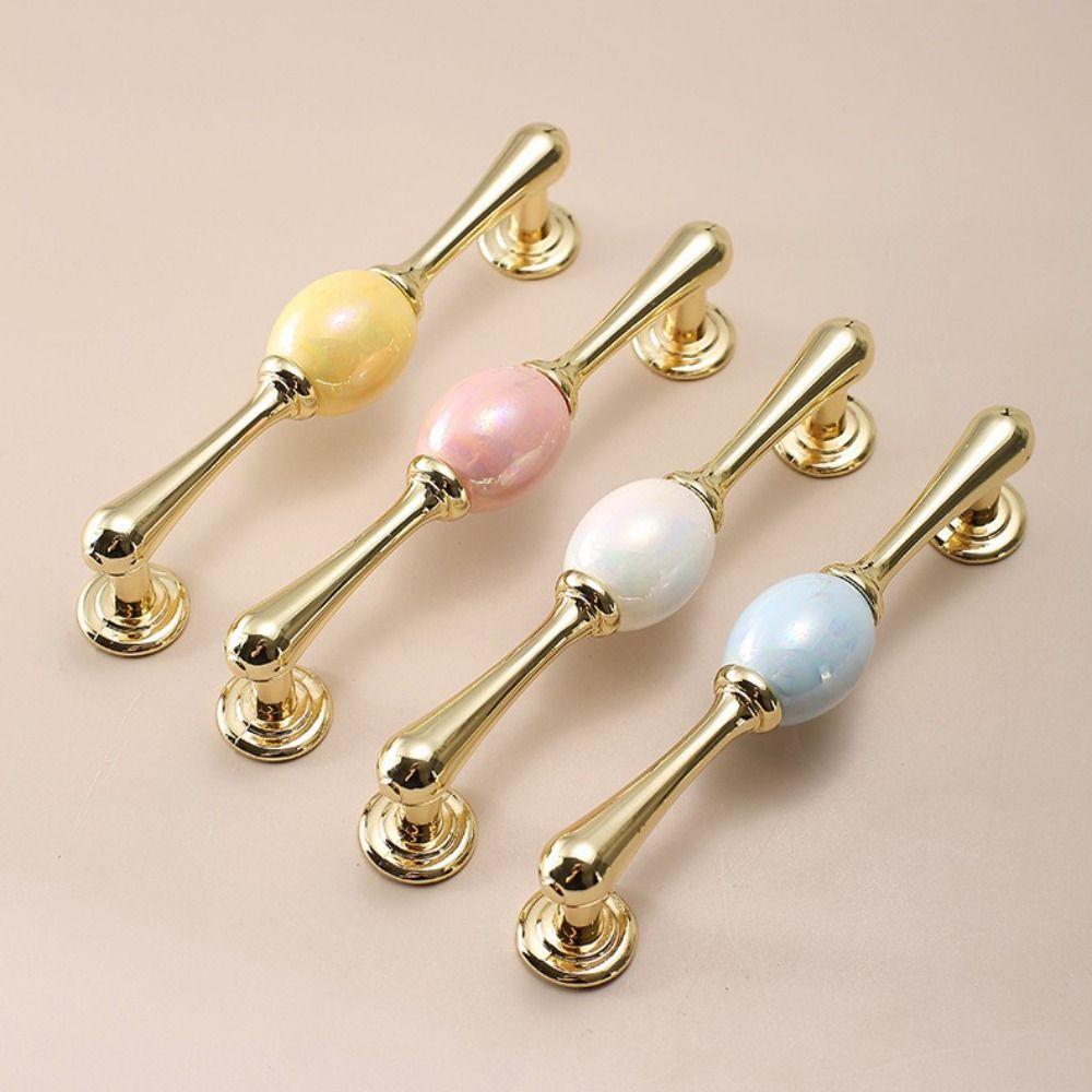 Colorful Cabinet Handles Modern Door Handles Fashion Furniture Pulls  Dressing Table