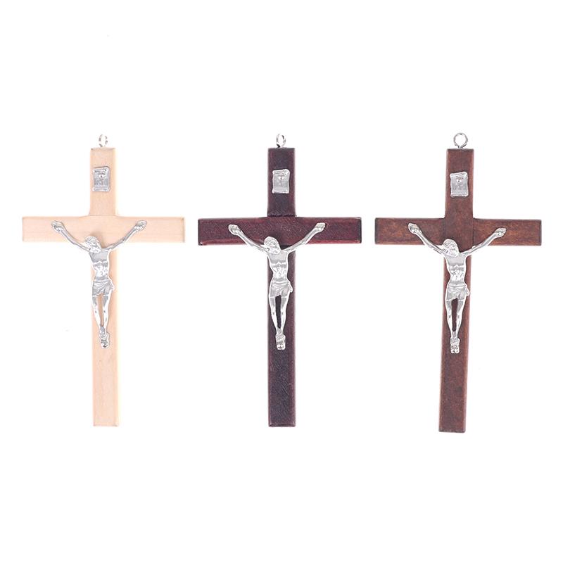 1PCS Jesus Cross Christ Suffering Statue Cross Religious Prayer Jesus Decoration