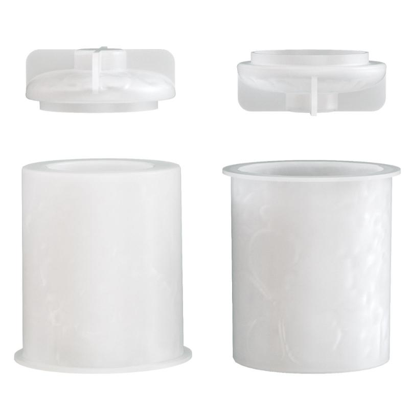 Flexible Sturdy Silicone Epoxy Resin Castes Mould Flower Shaped Jar Dishes Mould for Craft and Home Decoration