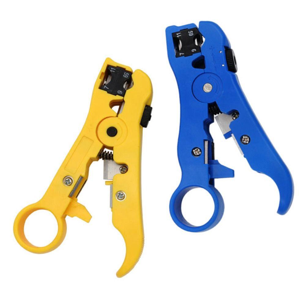 Multi-functional Cable Wire Pliers UTP/STP RG59 RG6 RG7 RG11 Coaxial Stripping Pliers  Flat Cable