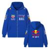 Red Bull F1 Team Zipper Hoodie Verstappen Formula 1 Racing Zipper Sweatshirt Men Women Casual Pullover