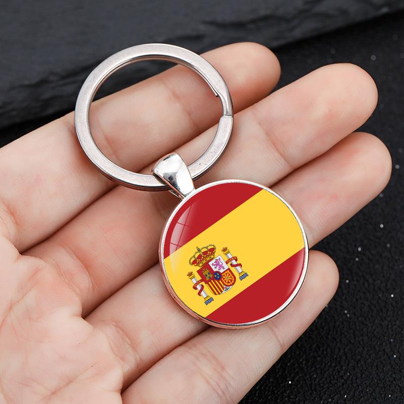 European Cup & World Cup National Flag Keychain Ornaments