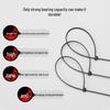Nylon Cable Tie Buckle: Strong, Self-Locking Wire Organizer Rope